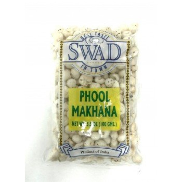 Swad Full Makhana 3.5 Oz / 100 Gms