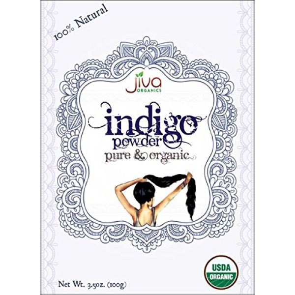 Jiva Organics Herbal henna (Pure & Organic) with lots of organic Herbs 350z/ 100 Gms