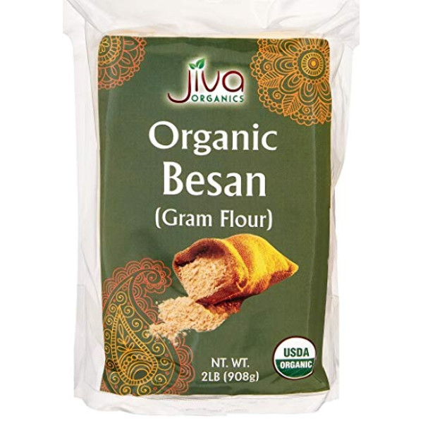 Jiva Organic Besan 2 Lb / 908 Gms