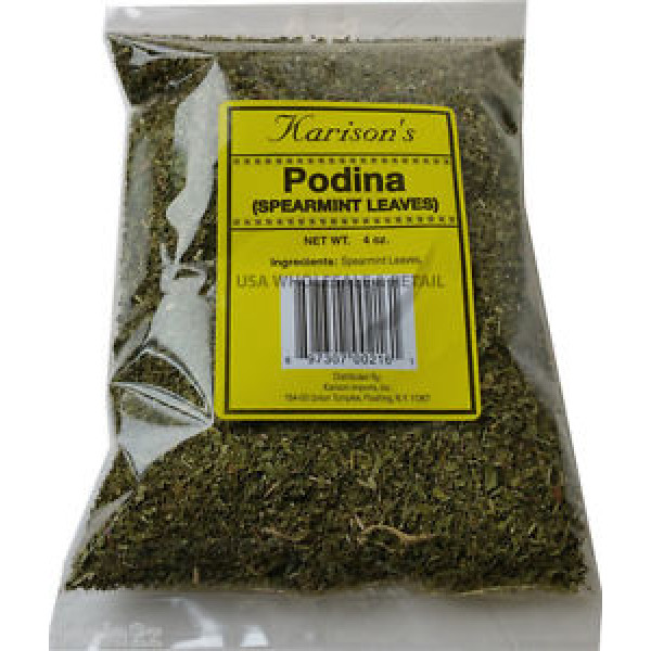 Karison's Poodina Spear Mint Leaves 4 Oz