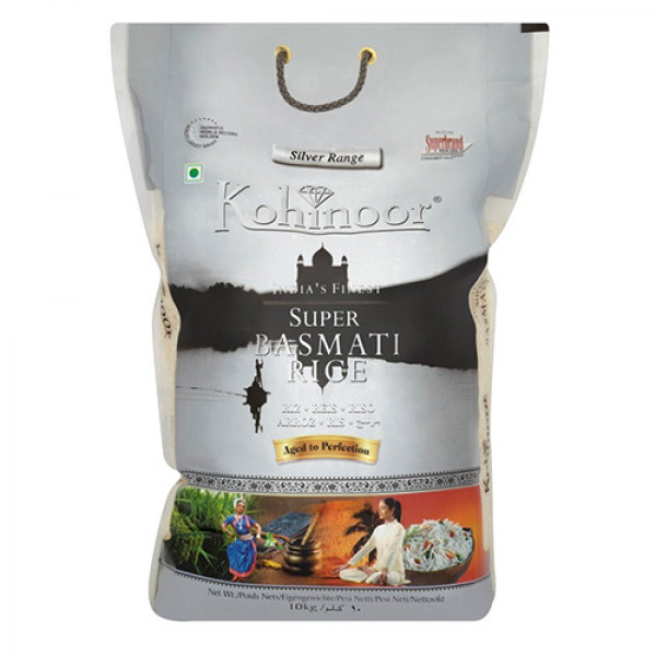Kohinoor  Extra Fine (Silver) Basmati Rice 20Lbs