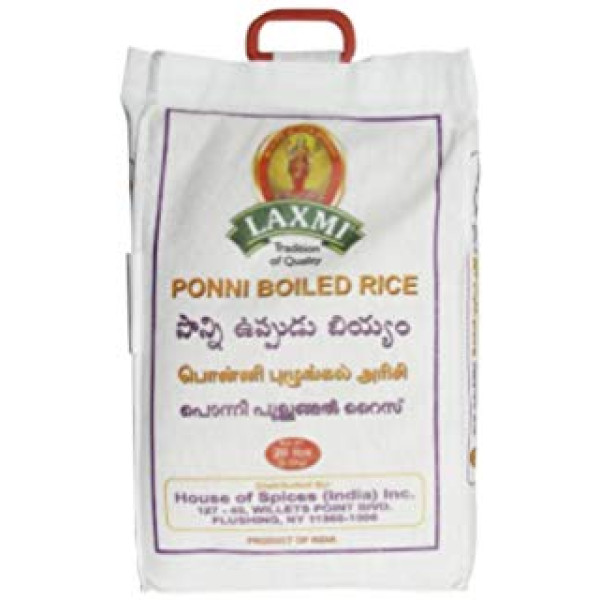 Laxmi Ponni Boiled Raw Rice 20lb