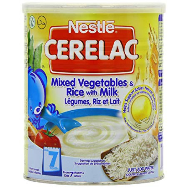 Nestle Ceralac Mixed Vegeables & Wheat with Milk 400 Gms