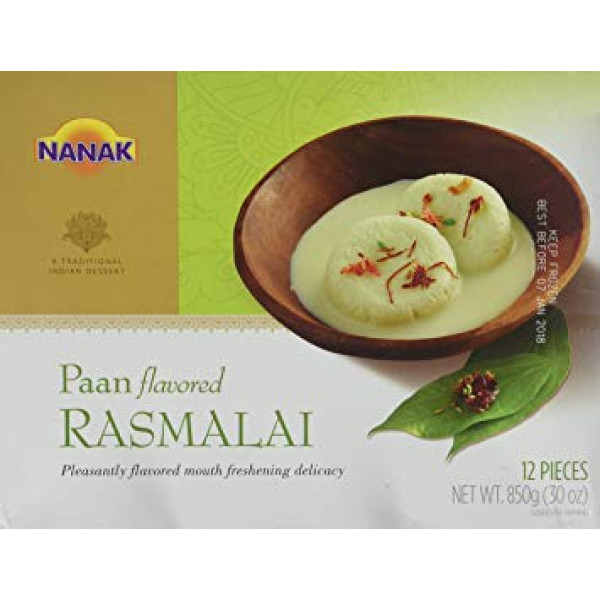 Nanak Paan Flavored Rasmalai 12 Pieces / 850 Gms
