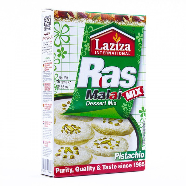 Laziza Rasmalai Mix Pistachio 75 Gms