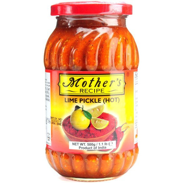 Mother's Recipe Lime Pickle Hot 17.6 OZ / 500 Gms