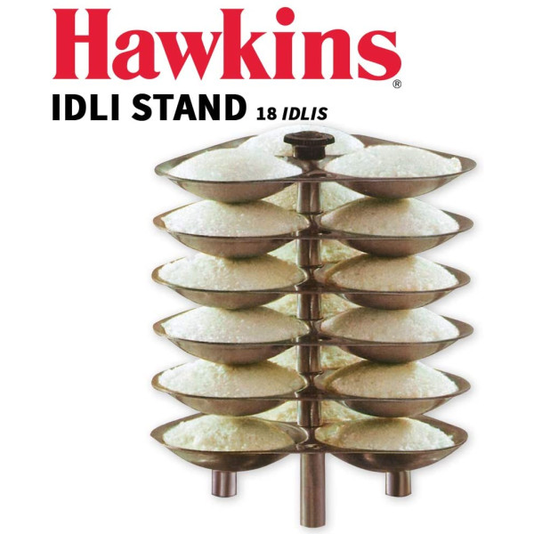 Hawkins Stainless Steel 18 Idli Stand/Recommended for 7 Models of hawkin's pressure cooker