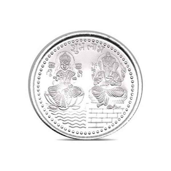 Silver coin for Dhanteras Poojan/Diwali Poojan  !0 Gms 