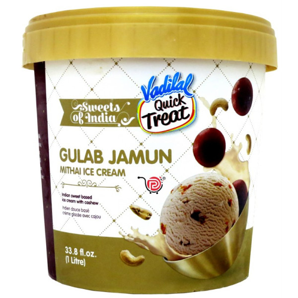 Vadilal Gulab Jamun Mithai Ice Cream 1 L