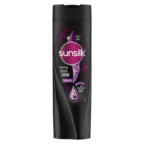 Sunsilk Stunning Black Shine Shampoo 11.49 OZ / 340 Ml