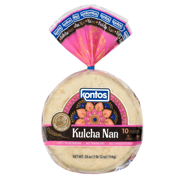 Kontos Kulcha Naan 28 Oz / 10 Pieces