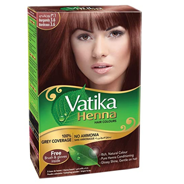 Vatika Burgandy Hair Color 2.12 OZ / 60 Gms