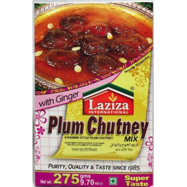Laziza Plum Chutney 9.70 oz / 275 Gms