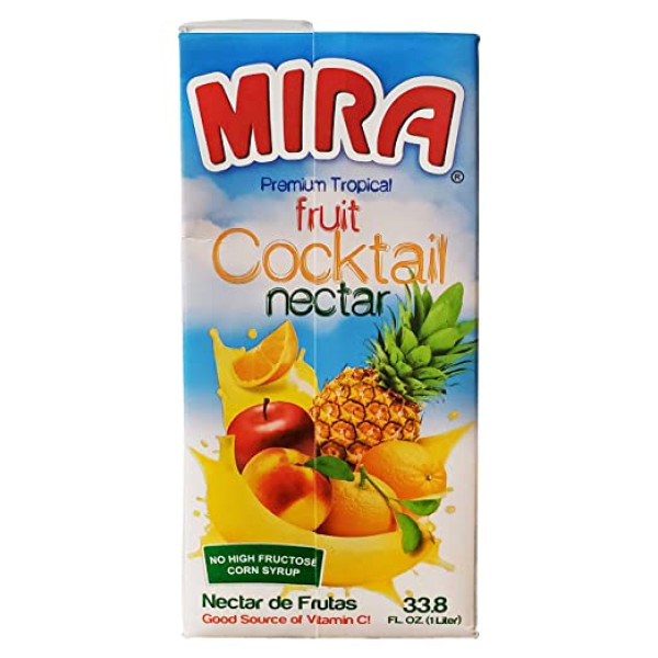Mira Fruit Cocktail Nectar  33.8 Oz / 1 L