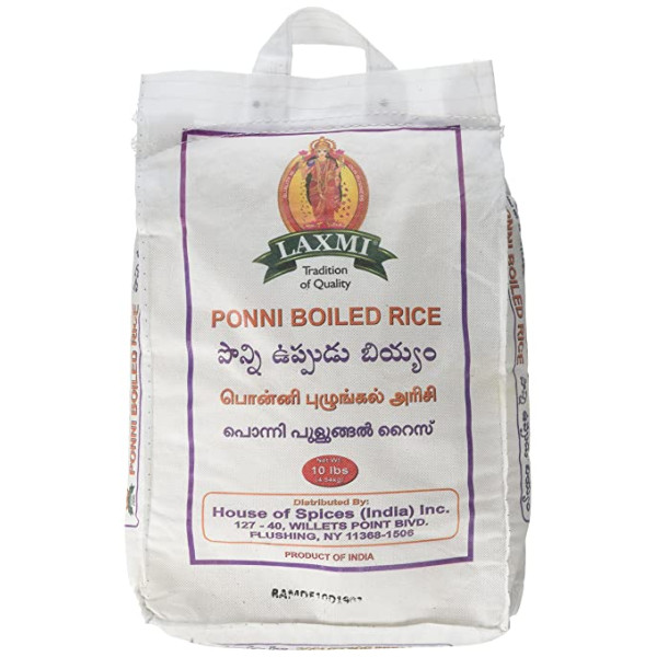 Laxmi Ponni Boiled Rice 10lb
