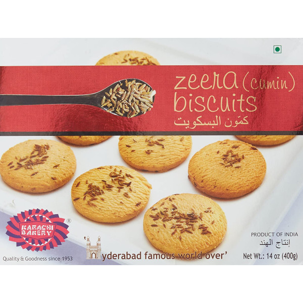 Karachi Bakery Zeera Biscuits 14 Oz / 400 Gms
