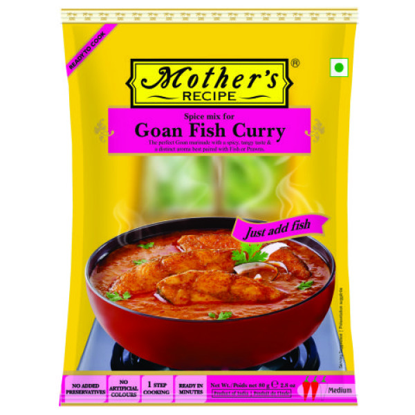 Mother's Recipe Spice Mix for Goan Fish Curry 2.8 Oz / 80 Gms