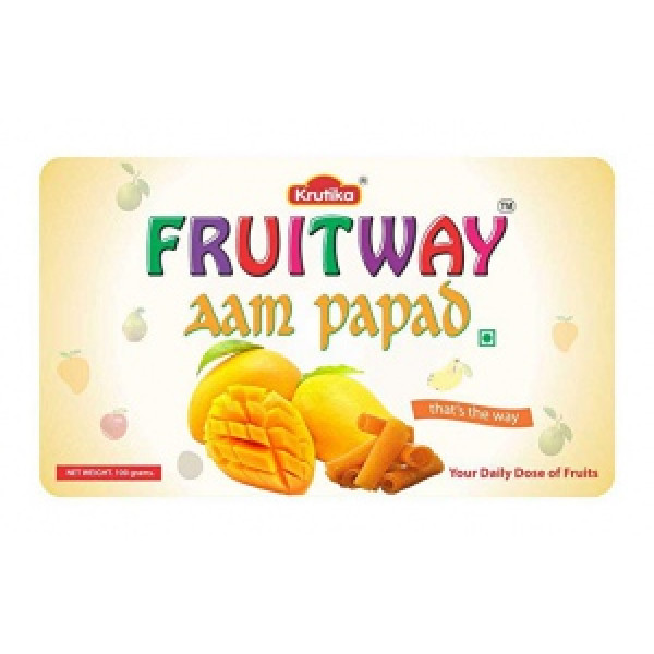 Krutika Fruitway Aam Papad 100 Gms