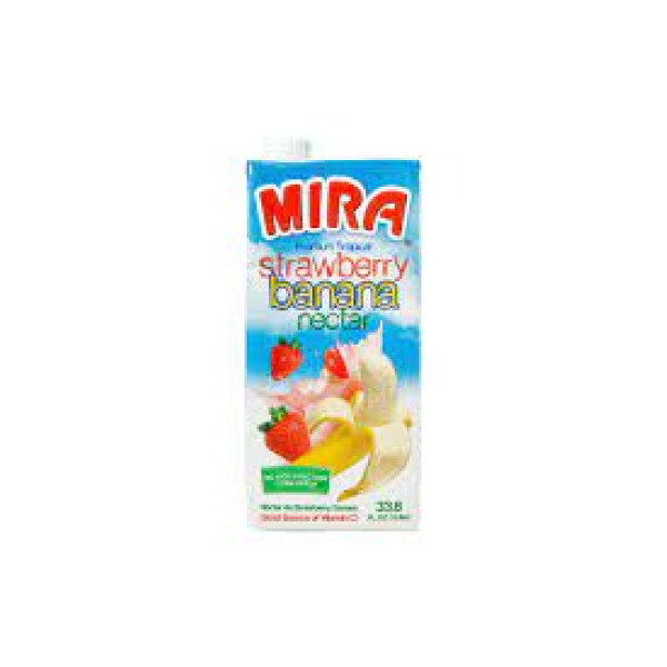 Mira Strawberry Banana Nectar  33.8 Oz / 1 L
