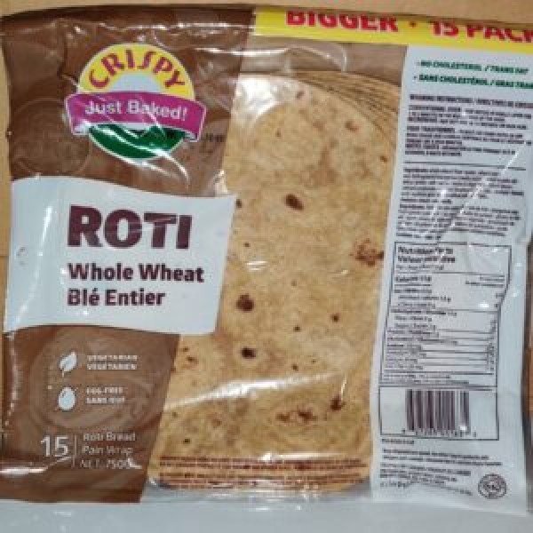 Crispy Whole Wheat Roti 15 Pieces