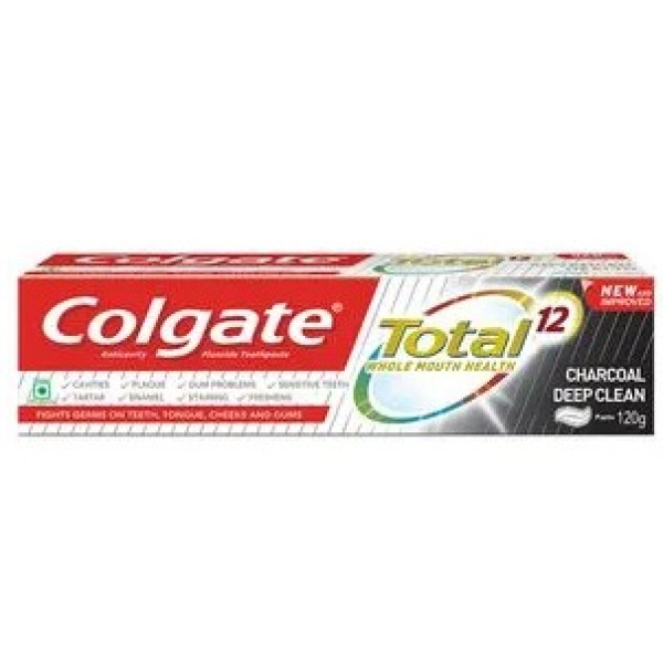 Colgate Anticavity Flouride Tooth Paste with Whitening + Charcoal  170 Gms