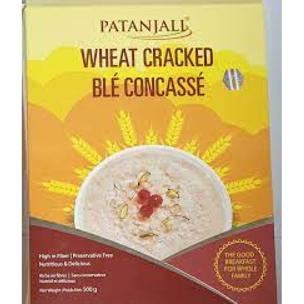 Patanjali  Wheat Cracked /Ble'Concasse' 500 Gms