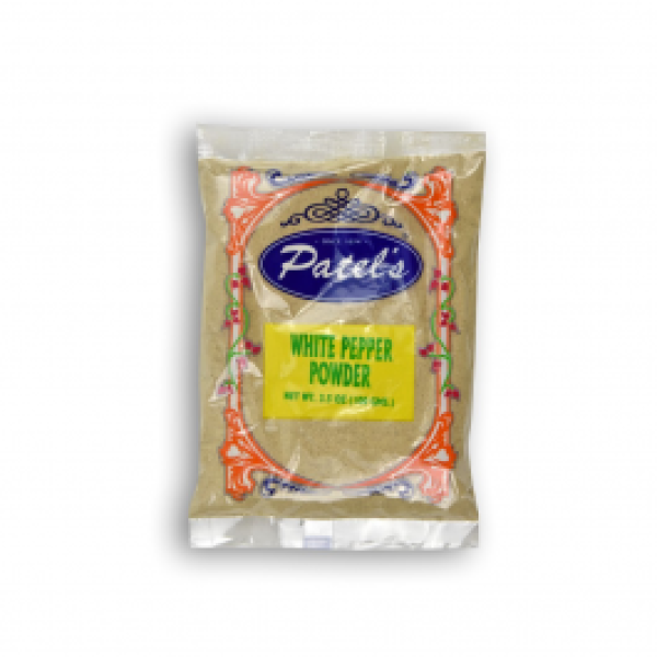 Patel's White Pepper Powder 3.5 Oz / 100 Gms