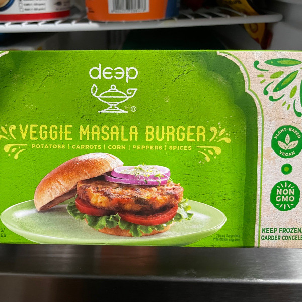 Deep Veggie Masala Burger 4 Pieces