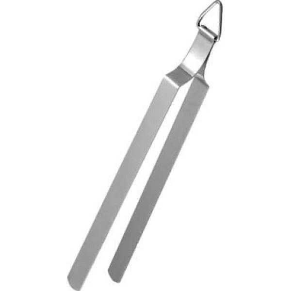 Super Shyne Stainless steel Chimta/Tongs to Help Flip  A Hot Roti ( Premium Quality Steel )