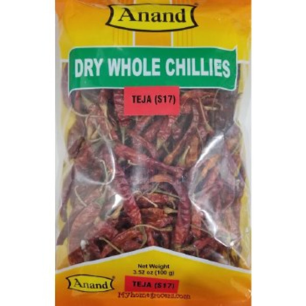 Anand Dry Whole Chilli 7 Oz / 200 Gms