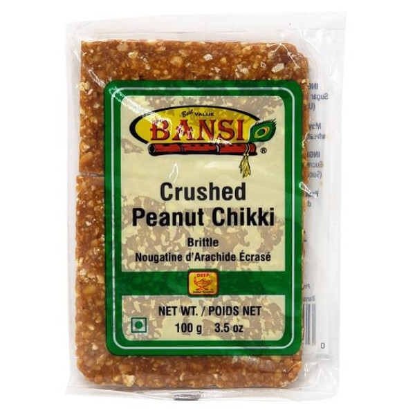 Bansi Crushed Peanut Chikki 3.5 Oz / 100 Gms