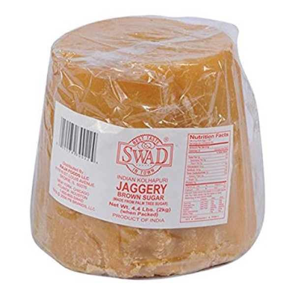 Swad Jaggery Gur 4 Lb / 1.8 Kg