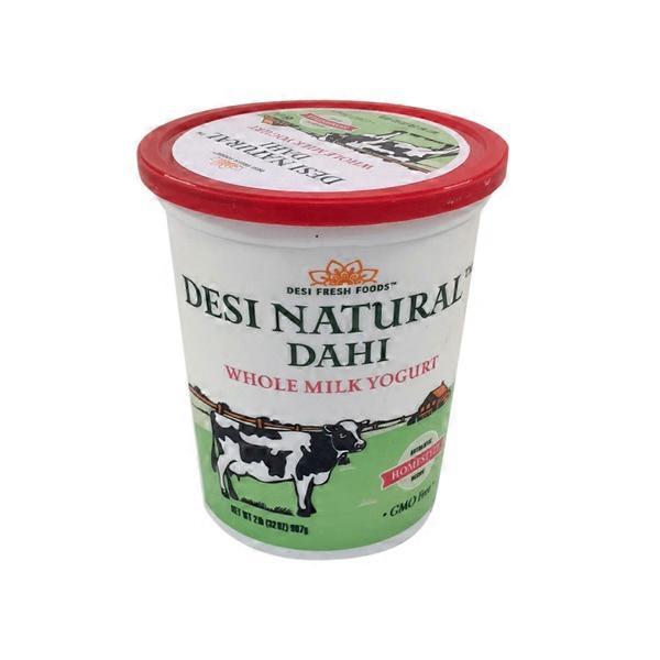 Desi Natural Dahi Whole Milk Yogurt 80 Oz / 2.27 KG