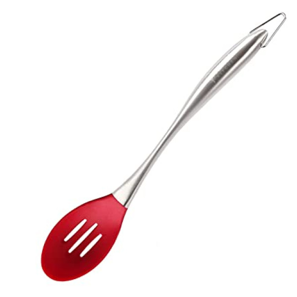 Super shyne Non-stick Serving Spoon with steel handle - Large