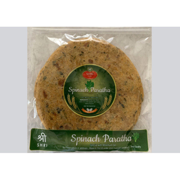 Shri Foods Spinach  Paratha 5Pcs / 230 Gms ( Fresh Cooked)