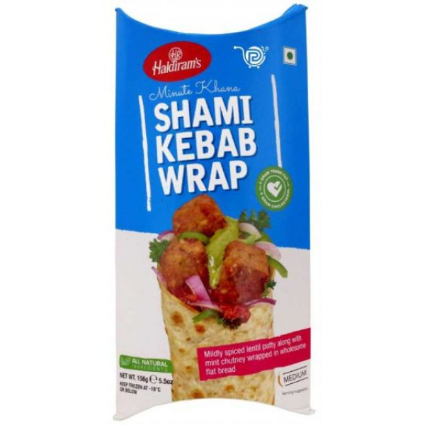 Haldiram's Minute Khana Shami Kabab Wraps 156 Gms