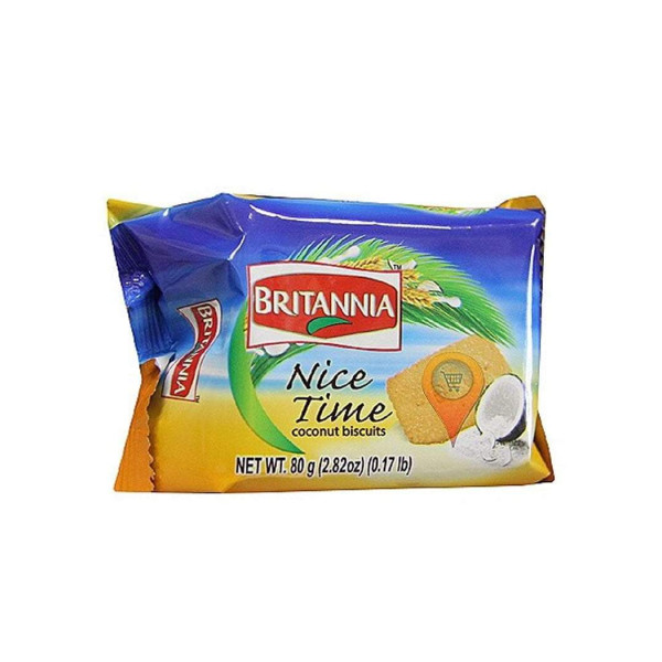 Britannia Nice Time Coconut Biscuits 80 Gms