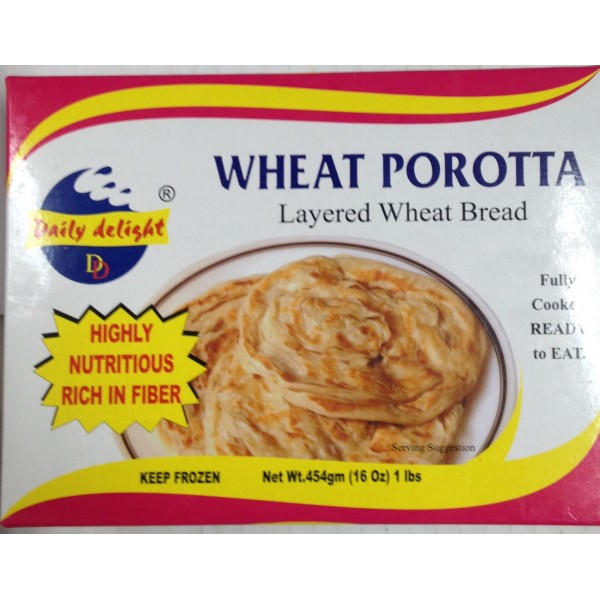 Daily Delight  Wheat Porotta 454Gms