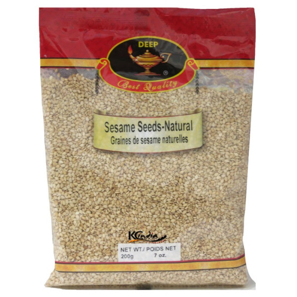Deep Sesame Seeds-Natural 7 oz / 200 Gm