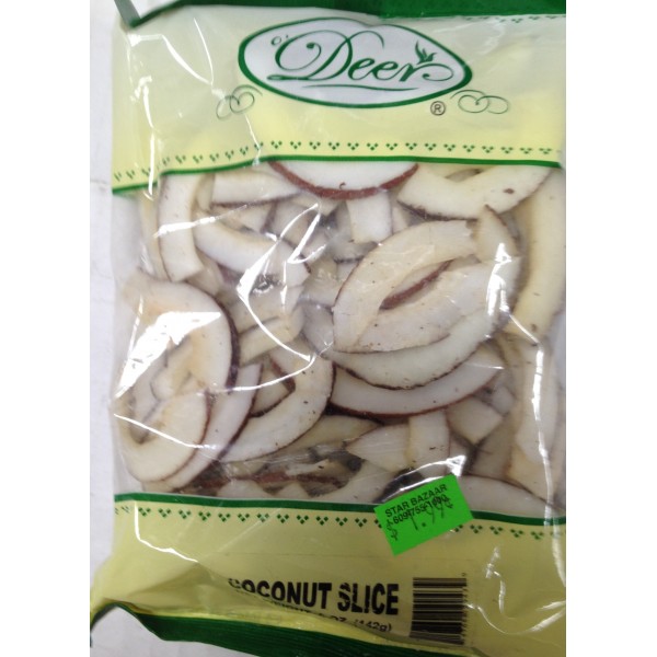Deer Dry Coconut Slices 14 Oz / 400 Gms