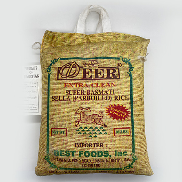 Deer Sella Basmati Rice 10lb