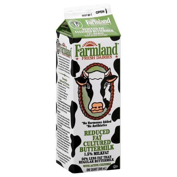 Farmland Reduced Fat Cultured buttermilk one quart/946 ML