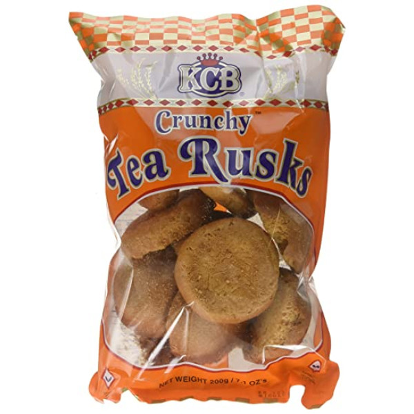 KCB Tea Rusk  Crunchy 7 Oz / 200 Gms