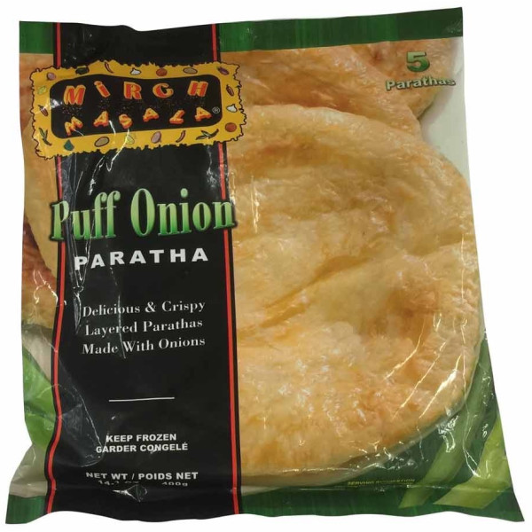 Mirch Masala Puff Onion Paratha 5 Pieces