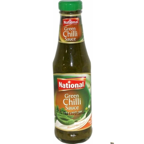 National Green Chilli Sauce 10.6 Oz / 300 Gms