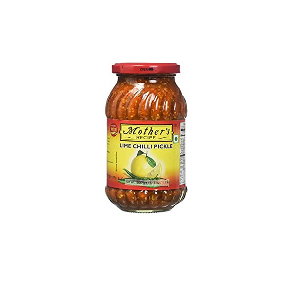 Mother's Recipe Lime Chilli Pickle 17.6 OZ / 500 Gms