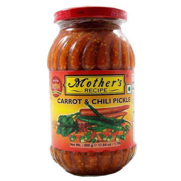 Mother's Recipe Carrot & Chili Pickle 17.6 OZ / 500 Gms