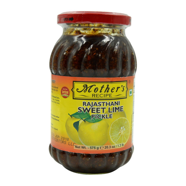 Mother's Recipe  Rajasthani sweet lime Pickle 17.6 OZ / 500 Gms