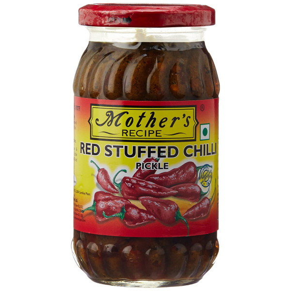 Mother's Recipe Stuffed  Red Chili Pickle 17.6 OZ / 500 Gms