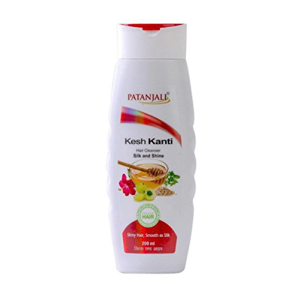 Patanjali Ayurved Limited Kesh Kanti Hair Clnsr Silk and Shine, 200ml